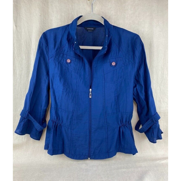 Position Full Zip Lightweight Womens Stylish Jacket Windbreaker Size Small - Picture 1 of 11